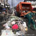 Babajide Sanwo-Olu inspecting waste management operations at Olusosun dumpsite in Lagos Image title: