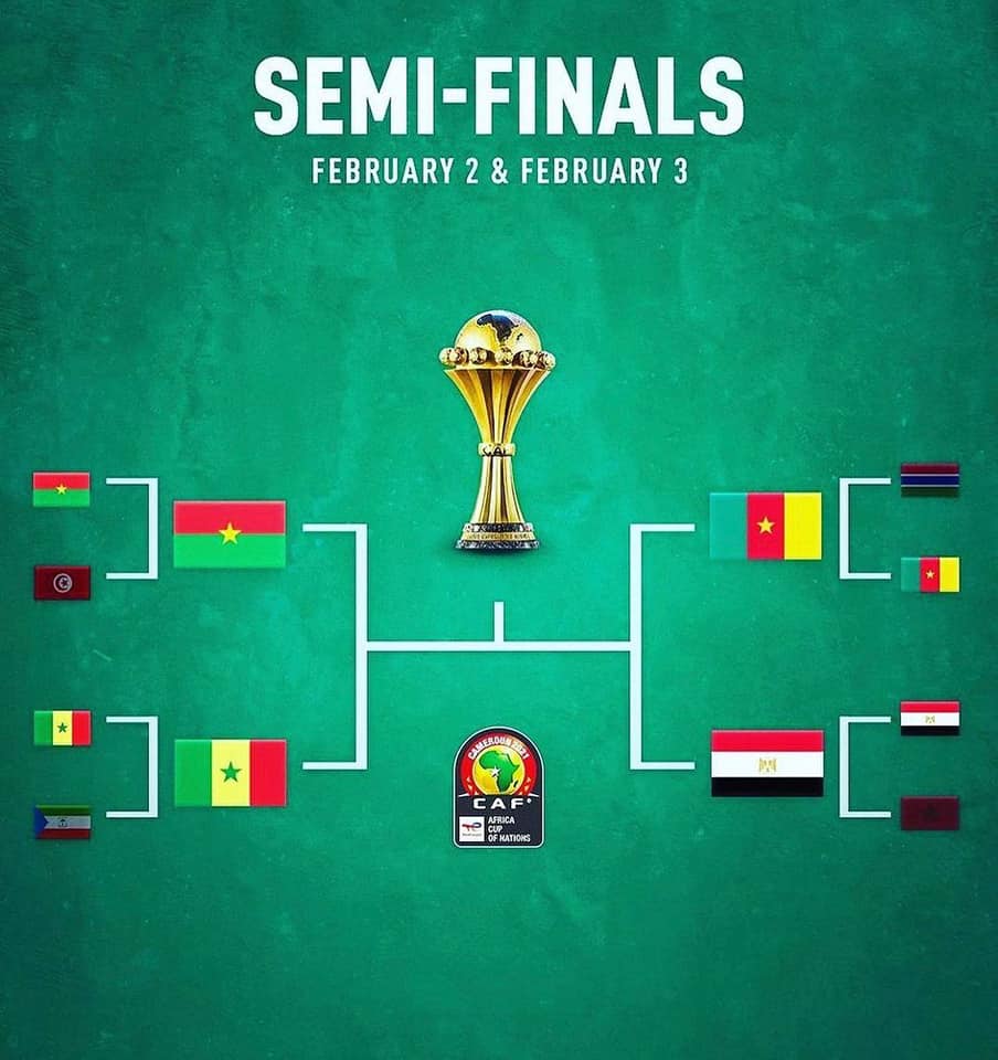 AFCON UPDATE‼️‼️ SEMI – FINALS🔥🔥🔥 - Ikeja Bird