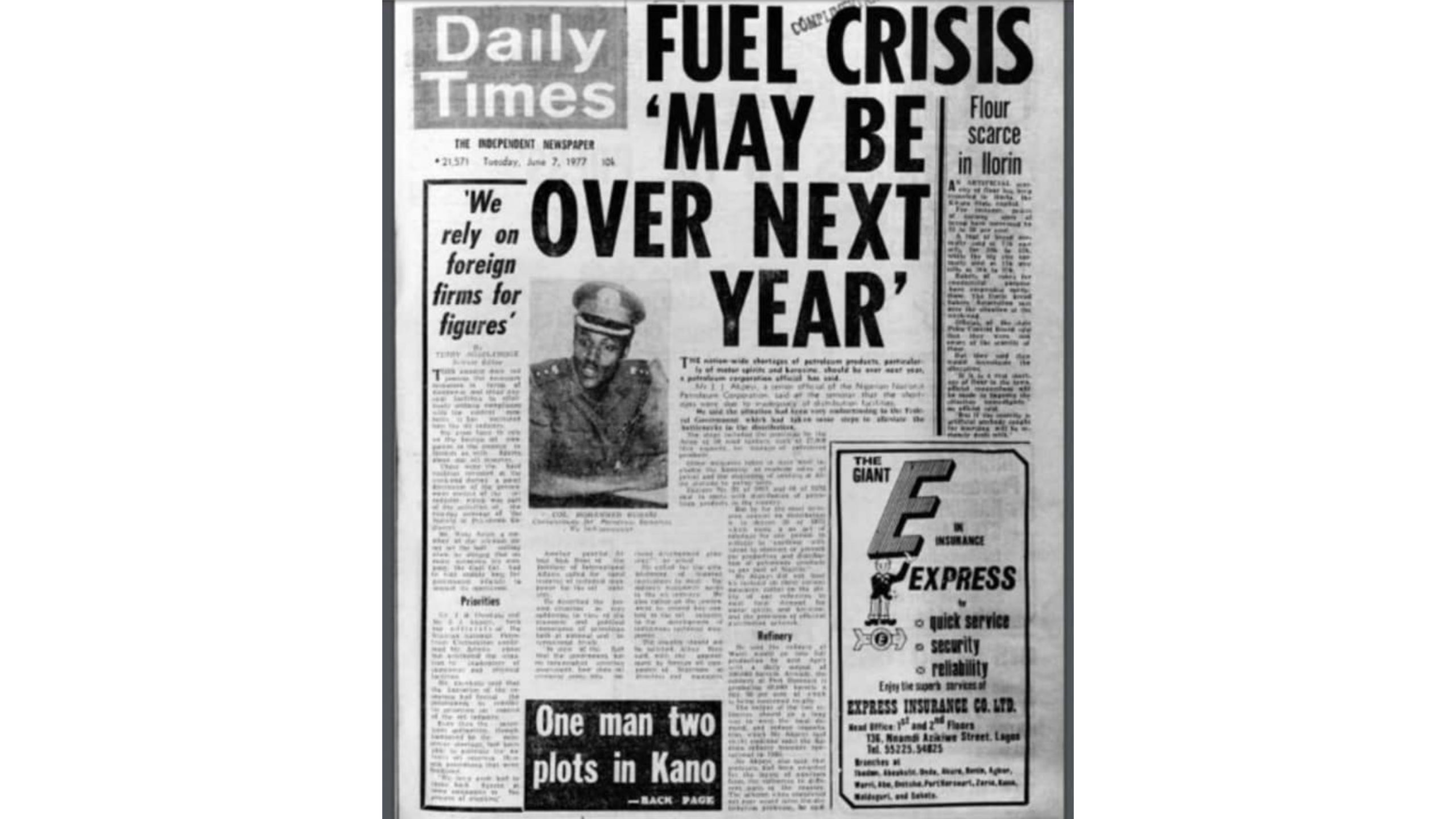 Photo speaks: Back in the days, Nigeria's perennial fuel crisis… - Ikeja  Bird