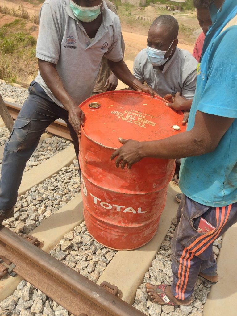 Diesel was finally delivered to refuel train, which had broken down in