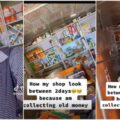 Customers Empty Shop as Nigerian Seller Collects Old Naira Notes