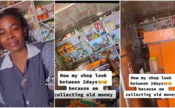 Customers Empty Shop as Nigerian Seller Collects Old Naira Notes