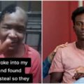 Young man has his head scraped off by frustrated robbers