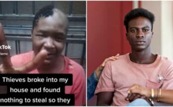 Young man has his head scraped off by frustrated robbers