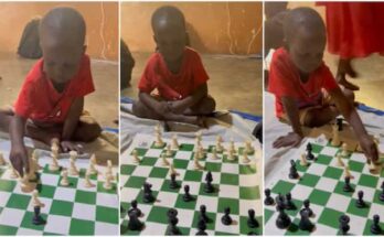 4 year old Ugandan chess grandmaster shows off skills
