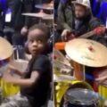 3-year-old talented drummer boy astounds instrumentalists and crowd