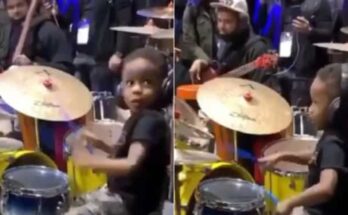 3-year-old talented drummer boy astounds instrumentalists and crowd