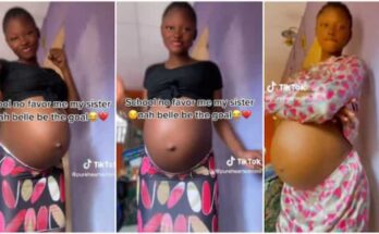Heavily Pregnant Young Lady Reveals Why She Got Pregnant