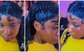 Netizens react to video of Nigerian girl's snakelike hair edges