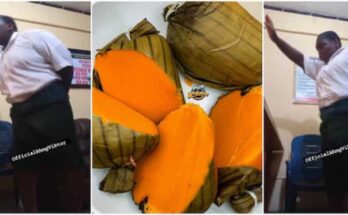 Nigerian school boy finishes 3 thousand naira worth Okpa within 30 Minutes