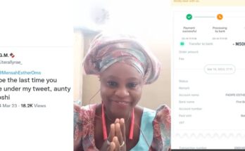 From insult to blessings: Businesswoman, Aunty Esther receives 500k after Twitter influencer condemns her business | ikejabird.com