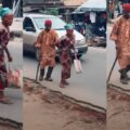 True love never fades: Aged couple walk hand in hand on the road romantically  | ikejabird.com