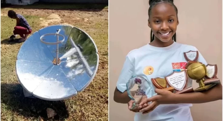 12 year old School-girl wins award for building solar water purifier for her community