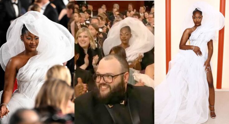 Oops: Tems React to critics of her Oscar outfit | Ikejabird.com