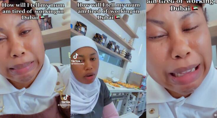Hussle go soon pay: Nigeria lady says she is tired of working in Dubai: ikejabird.com