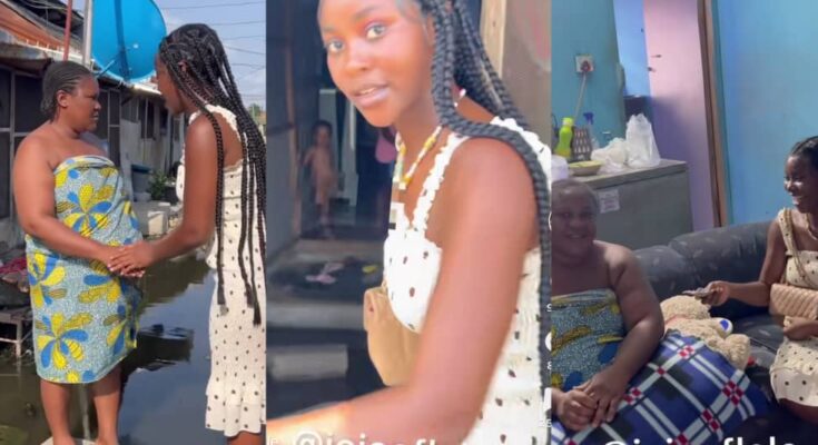 So emotional: Lady supports a heavily pregnant woman with some cash | ikejabird.com