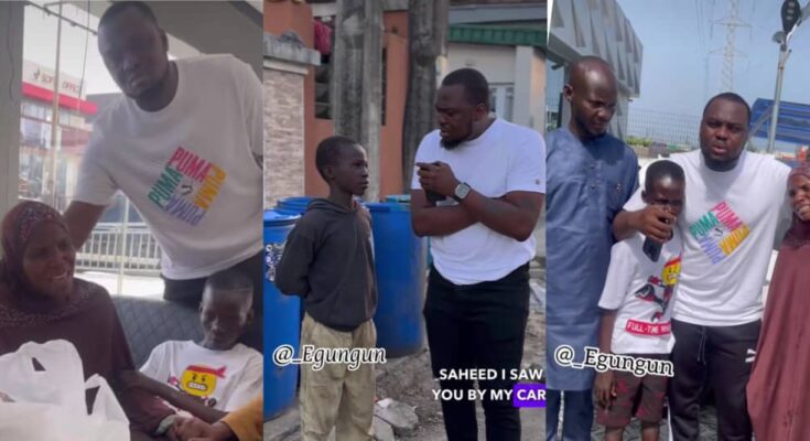 An angel in human form: Nigerian man thanks netizens for helping young homeless muslim boy and family: ikejabird.com