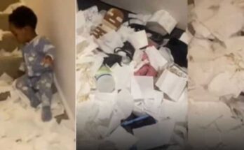 Mother laments at what her little boy did
