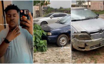 Nigerian student compares his new Lexus car to that of his lecturer