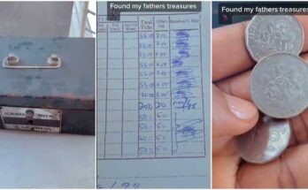 My late father left me a treasure box – Nigerian man discovers his late father's cash box