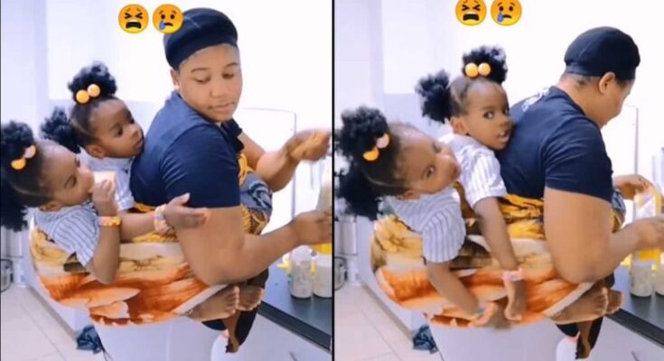 Nigerian mother proves how challenging caring for twins can be, netizens react | Ikejabird.com
