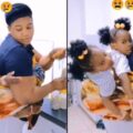 Nigerian mother proves how challenging caring for twins can be, netizens react | Ikejabird.com