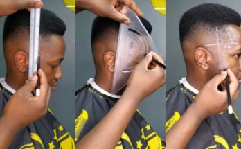 Netizens react to phenomenal barber applies geometry while working | Ikejabird.com
