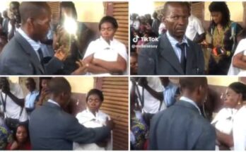 Angry bride acts up during wedding, frowns and refuses to hug groom | Ikejabird.com