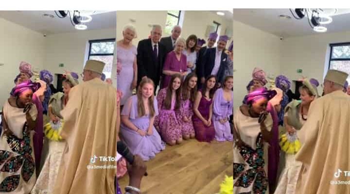 Oyinbo people rock Yoruba attire, dance to Fuji songs | Ikejabird.com