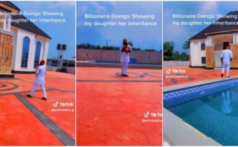 Netizens react as billionaire father shows his kid daughter her inheritance | Ikejabird.com