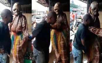 Nigerian man fights with masquerade publicly over money | Ikejabird.com