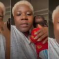 Frustrated new mother begs as she battles postpartum depression