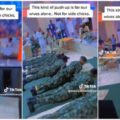 Soldiers do push-ups at colleague's wedding | Ikejabird.com