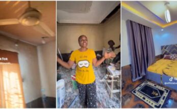 I can't wait to see his reaction – Nigerian lady revamps her father's room in his absence | Ikejabird.com