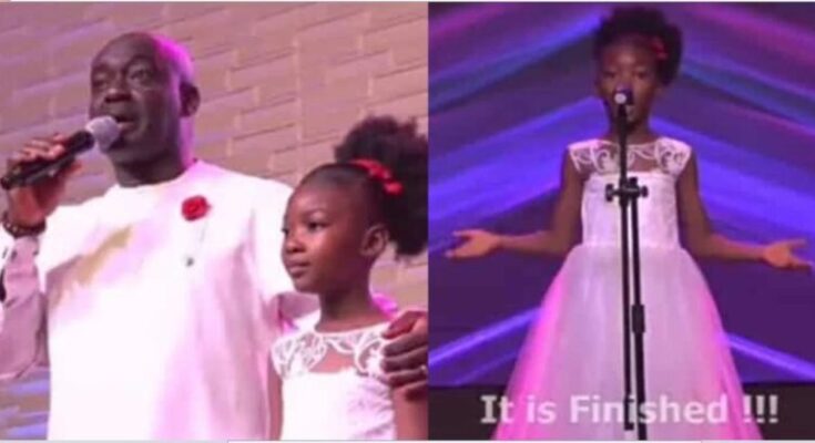 7 Year old Nigerian kid receives scholarship after spoken word performance