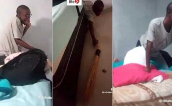 Nigerian man found live toad in his room, attacks it
