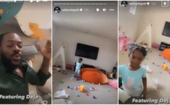 Adekunle Gold’s daughter Deja remixes ‘Party no dey stop’ | Ikejabird.com