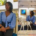 19 year-old Nigerian medical student becomes youngest artist and only African art in Cyprus Modern Art Museum