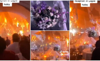 Fire breaks out at a wedding ceremony |ikejabird.com