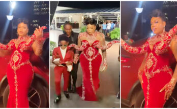 Toyin Lawani dresses with horns attached to her bust |ikejabird.com
