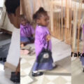 Little girl flings her grandma purse |ikejabird.com
