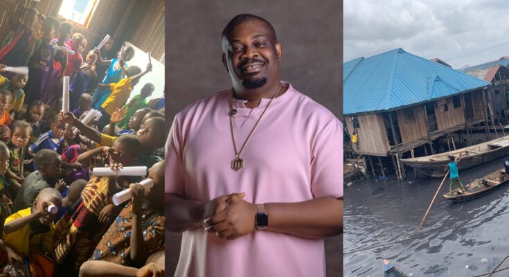 Is Don Jazzy Government? Mixed reactions as good Samaritan seeks help from Don Jazzy for Makoko pupils | ikejabird.com