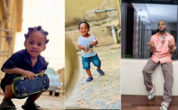 Picture of little boy who resembles late Ifeanyi, Davido's son gets people talking