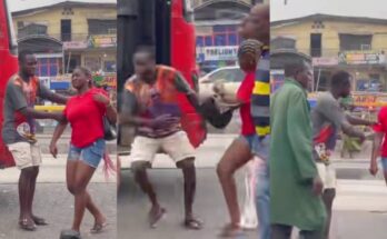 Lady wipes bus conductor with Oraimo cord | IkejaBird.com