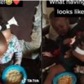 Nigerian brother and sister struggle over plate of food |Ikejabird.com