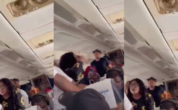 "I can't catch my breath" :Nigerian woman complains over choking airplane:ikejabird.com