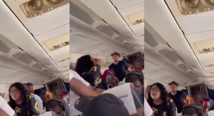 "I can't catch my breath" :Nigerian woman complains over choking airplane:ikejabird.com