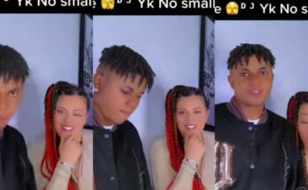 Crazy fan: A Russian woman flew from Russia to Nigeria to meet Dj ykmule:ikejabird.com