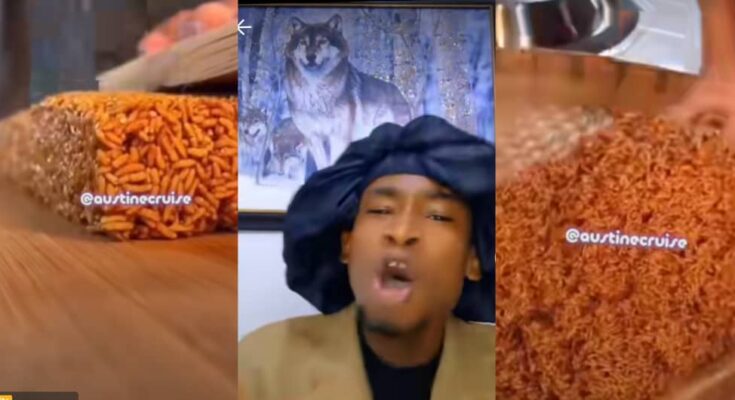 Jollof bricks: Oyinbo turns Nigerian jollof rice to brick :ikejabird.com