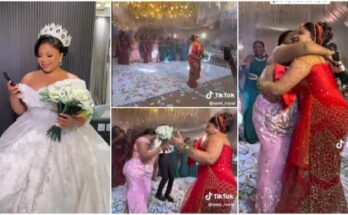 Bride refuses to throw flower, honours single elder sister instead in emotional video